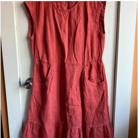 Anthropologie Maxi Dress XL Black, Pink, Red, Orange, Peach - Picture 2 of 13